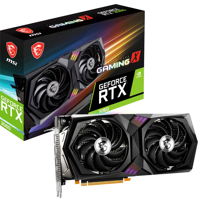 MSI GeForce RTX 3060 GAMING X OC 12GB Graphics Card