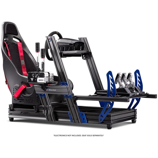 Next Level Racing F-GT Elite Formula and GT Aluminium Profile Simulator Cockpit iRacing Edition