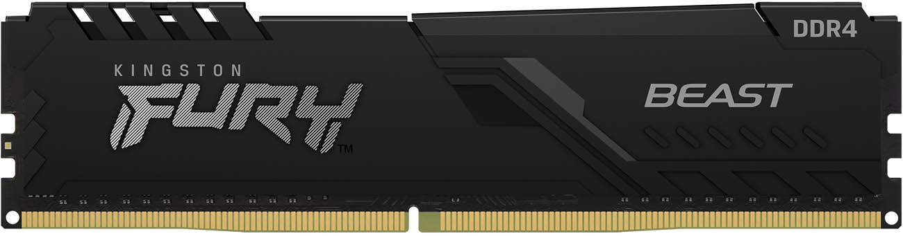 Kingston FURY BEAST DDR4 32GB 16GBx2本 Kingston FURY Beast 32GB DDR4 Desktop Memory, 1 x 32GB, 3200MHz