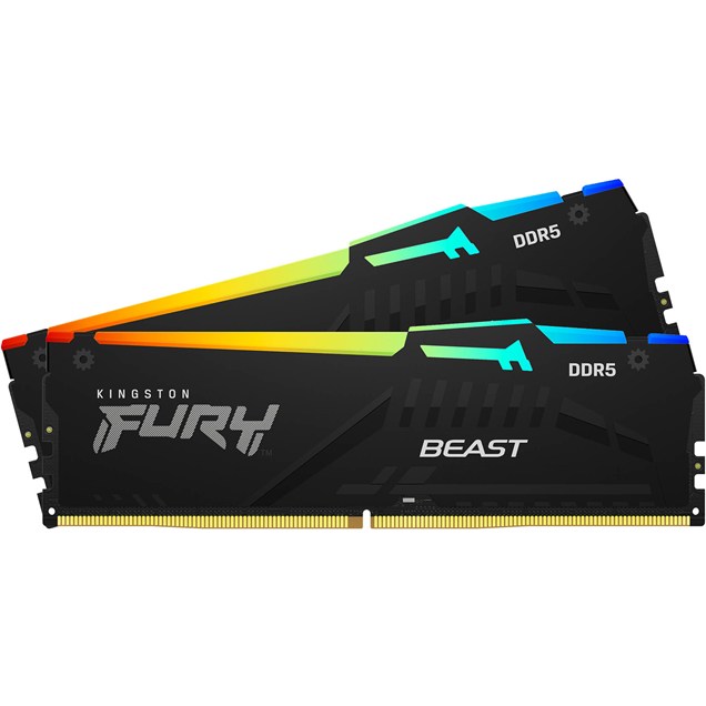 Kingston FURY Beast RGB 32GB (2x16GB) 6000MT/s DDR5 Memory Kit