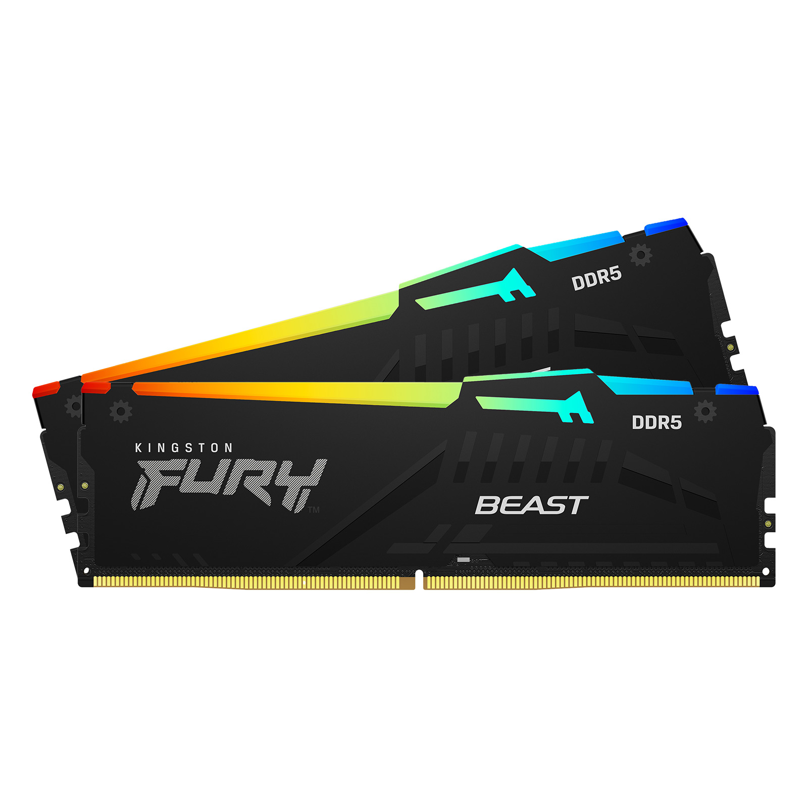 Kingston 16GB (2x8GB) DDR5 6000MT/s CL36 FURY Beast Black RGB EXPO