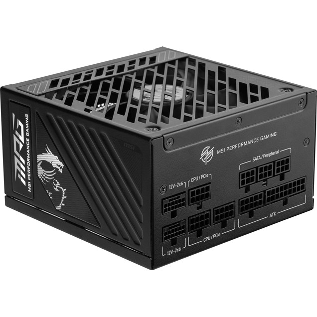 850W MSI MPG A850GS PCIE5 Modular 80 Plus Gold PSU