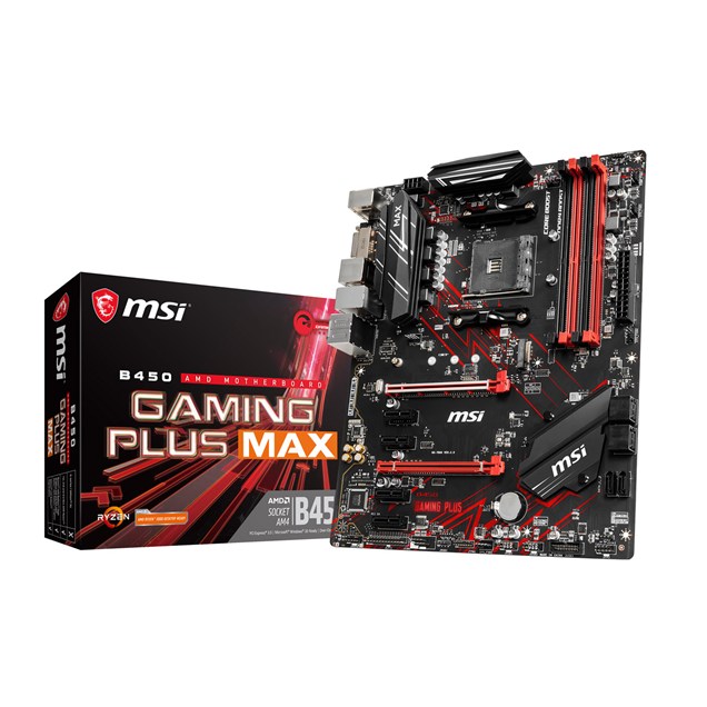 MSI B450 GAMING PLUS MAX ATX Motherboard for AMD AM4 CPUs