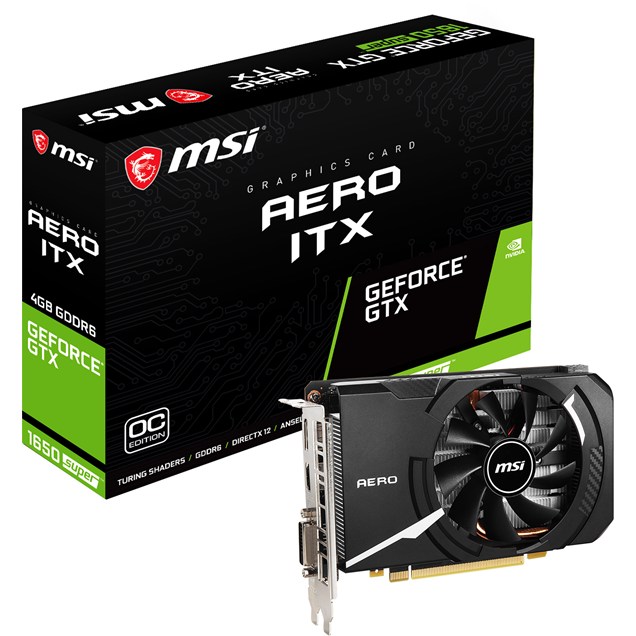MSI GeForce GTX 1650 SUPER AERO ITX OC 4GB Graphics Card