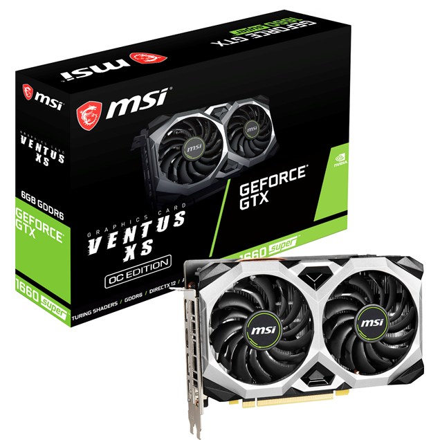 MSI GeForce GTX 1660 SUPER Ventus XS OC 6GB Graphics Card
