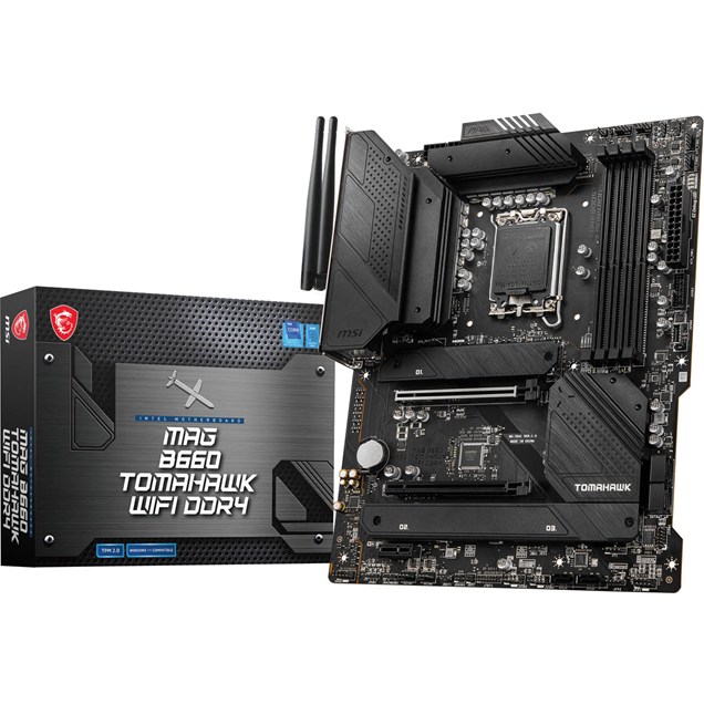 MSI MAG B660 TOMAHAWK WIFI DDR4 ATX Motherboard for Intel LGA1700 CPUs