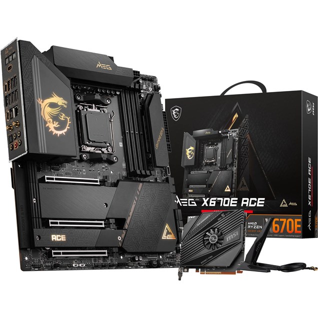 MSI MEG X670E ACE EATX Motherboard for AMD Socket AM5 CPUs