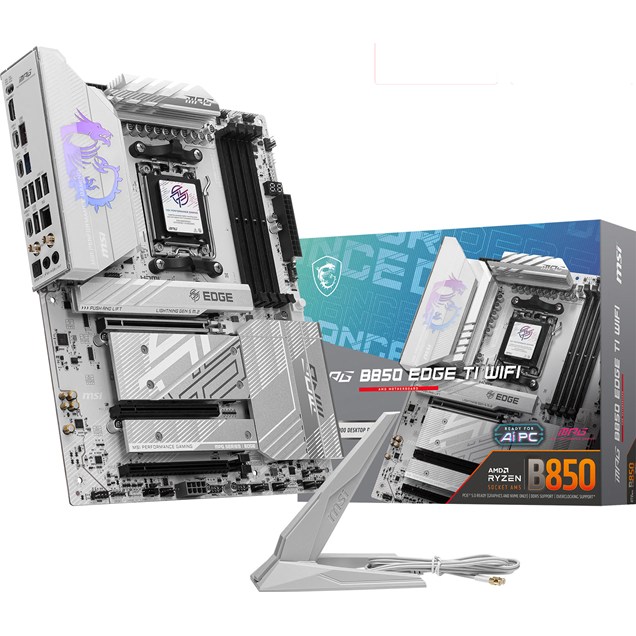 MSI MPG B850 EDGE TI WIFI AMD Socket AM5 ATX Motherboard