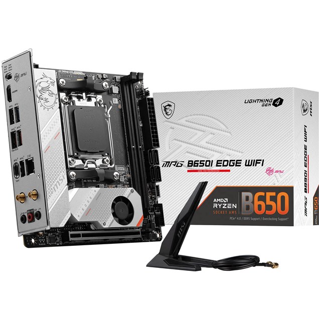 MSI MPG B650I EDGE WIFI ITX Motherboard for AMD AM5 CPUs