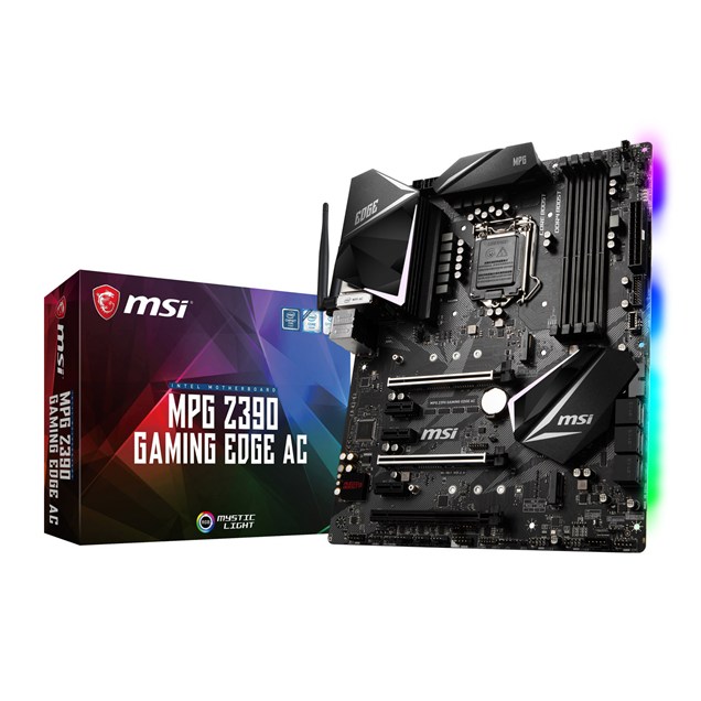 MSI MPG Z390 GAMING EDGE AC ATX Motherboard for Intel LGA1151 CPUs