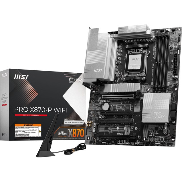 MSI PRO X870-P WIFI ATX Motherboard for AMD AM5 CPUs