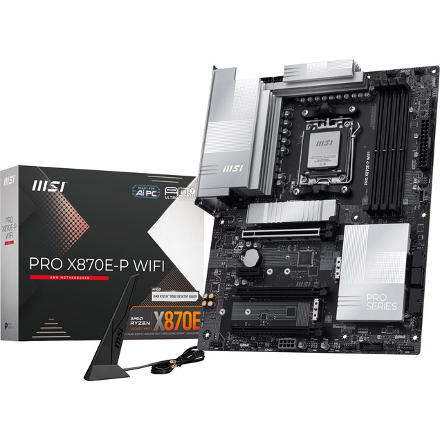 MSI PRO X870E-P WIFI ATX Motherboard for AMD AM5 CPUs
