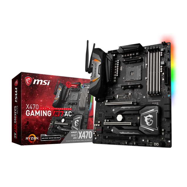 MSI X470 GAMING M7 AC ATX Motherboard for AMD AM4 CPUs