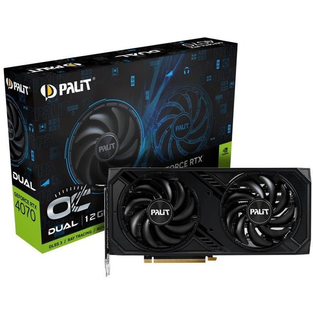 Palit GeForce RTX 4070 Dual OC 12GB Graphics Card
