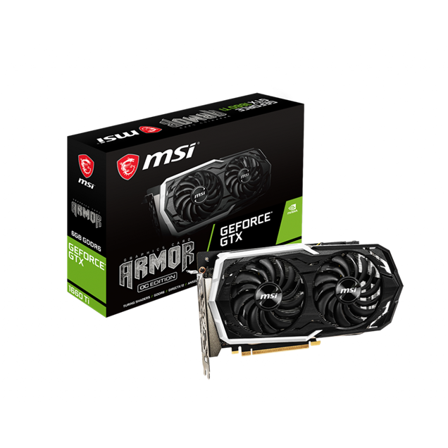 MSI GeForce GTX 1660 Ti ARMOR OC 6GB Graphics Card