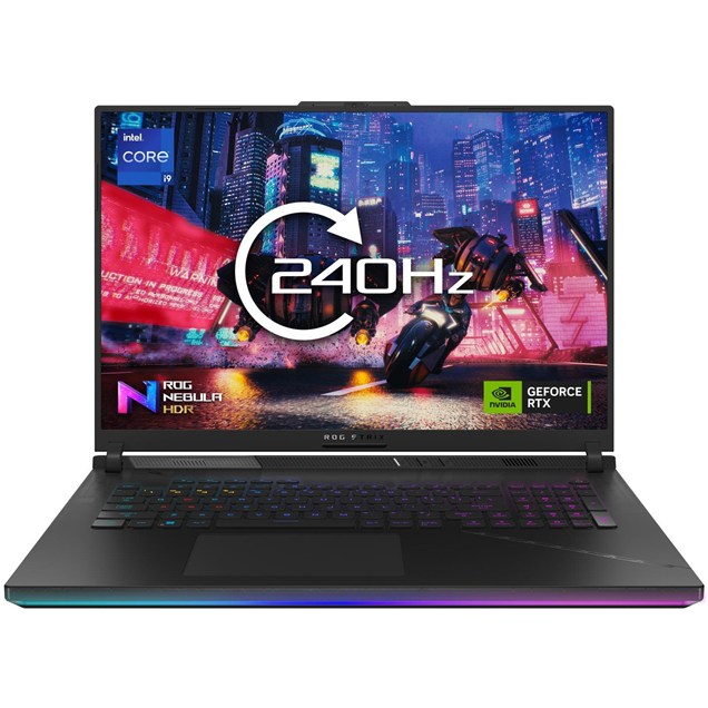 ASUS Strix Scar 18 Core i9 32GB 2TB GeForce RTX 4090 18" Gaming Laptop - Black