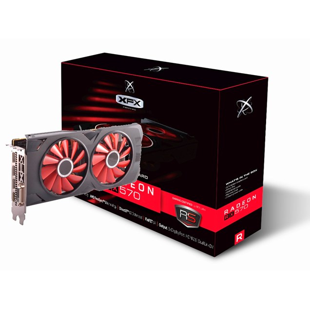 XFX Radeon RX 570 XXX OC 8GB Graphics Card