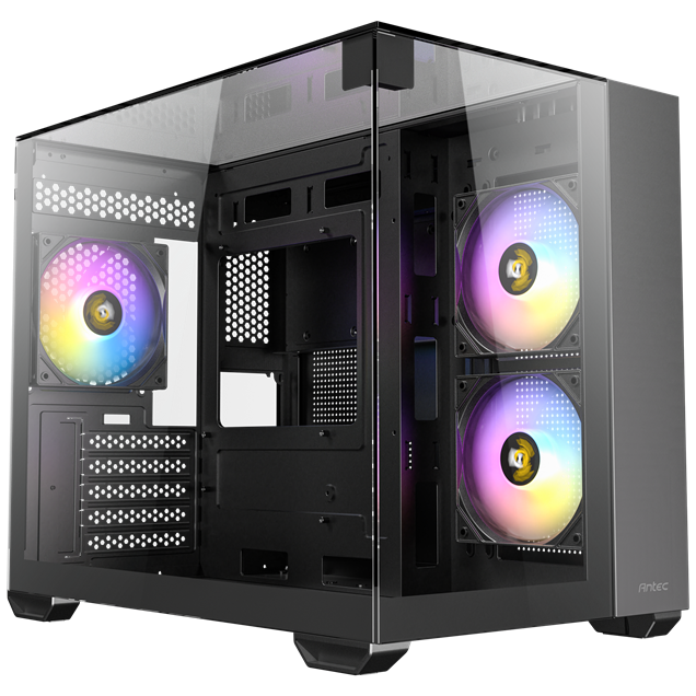 Antec CX600M Trio ARGB Mini Tower Gaming Case - Black 