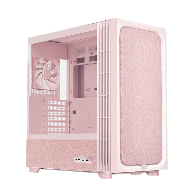 TRYX C-F500F-FM1E-G0Q Mid Tower Gaming Case - Pink 