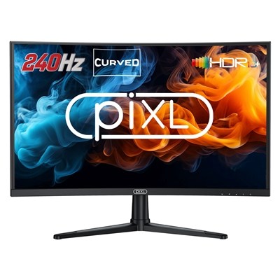 piXL PX27CC301B 27 Inch 240Hz HDR 10+ Full HD Curved Gaming Monitor ...