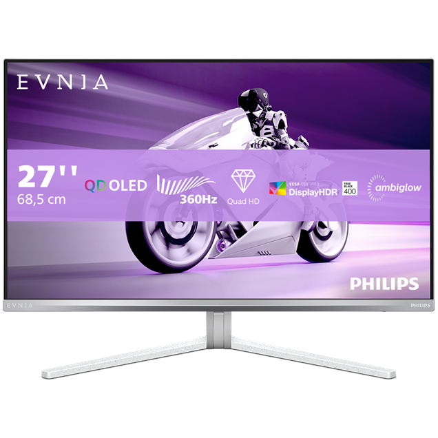 Philips Evnia 27M2N8500 27" 1440p (QHD) Gaming Monitor - OLED, 360Hz, 0.03ms, DP