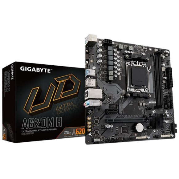 Gigabyte A620M H mATX Motherboard for AMD Socket AM5 CPUs