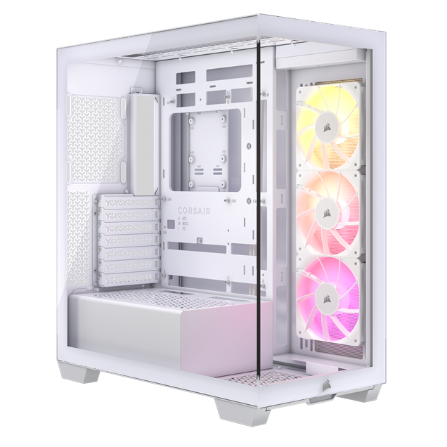 Corsair 3500X ARGB Mid Tower Case - White 