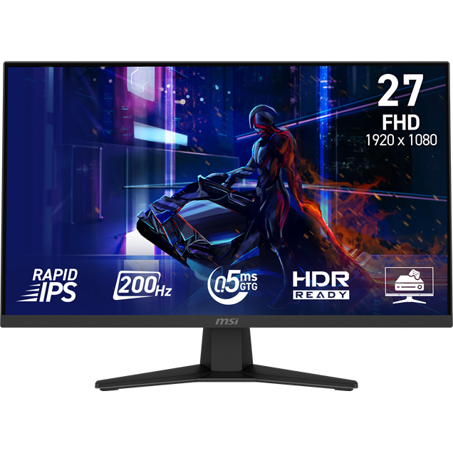 MSI MAG 274F 27" Gaming Monitor - S-IPS, 200Hz, 0.5ms, HDMI, DP