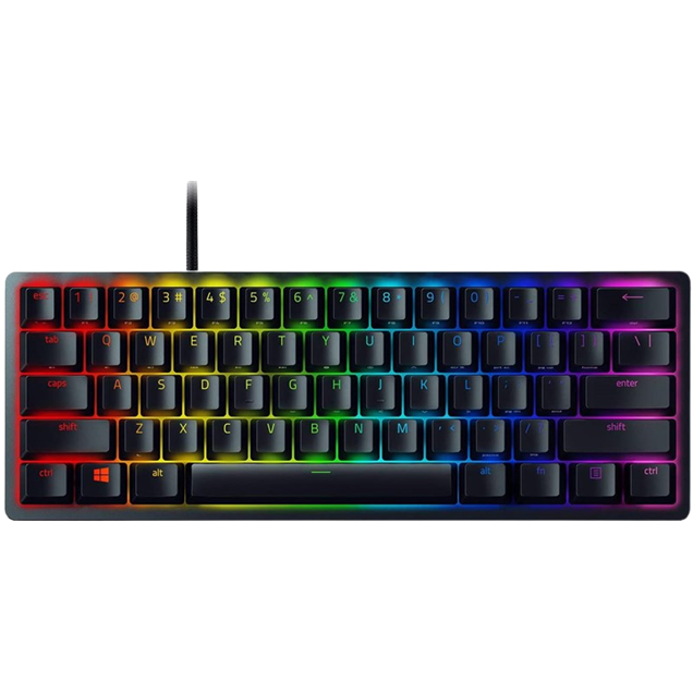 Razer Huntsman Mini Optical Keyboard Black RGB Backlit UK Layout Razer Red Optical Switches