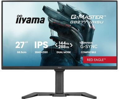 iiyama GB2771UHSU-B1 27" 4K Gaming Monitor - IPS, 288Hz, 0.8ms, Speakers, HDMI