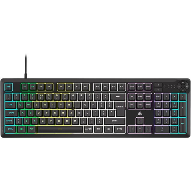 Corsair K55 CORE RGB Gaming Keyboard in Black