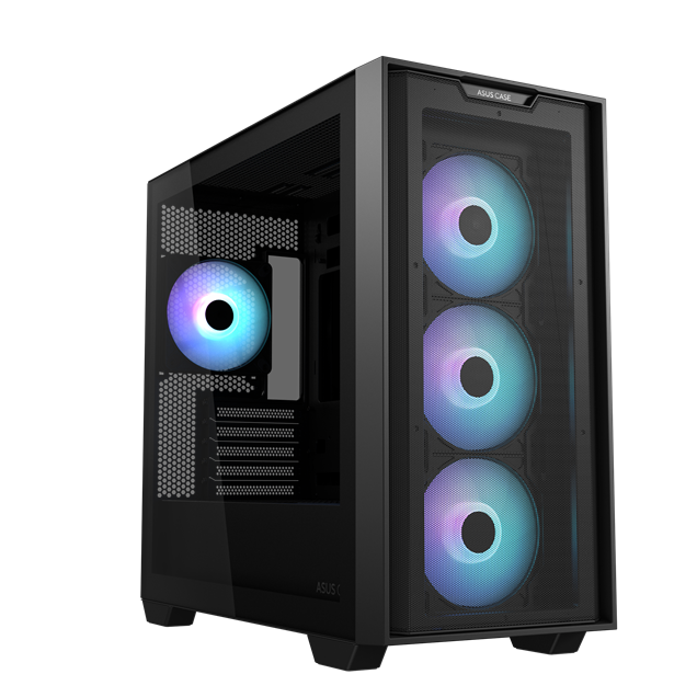 ASUS A21 PLUS Mid Tower Gaming Case - Black 