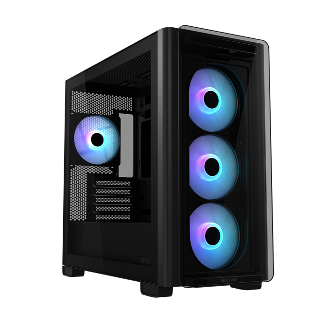 ASUS A23 PLUS Mid Tower Gaming Case - Black 