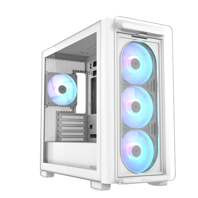 ASUS A23 PLUS Mid Tower Gaming Case - White 