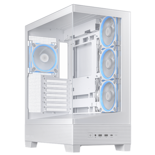 ASUS A31 PLUS Mid Tower Gaming Case - White 