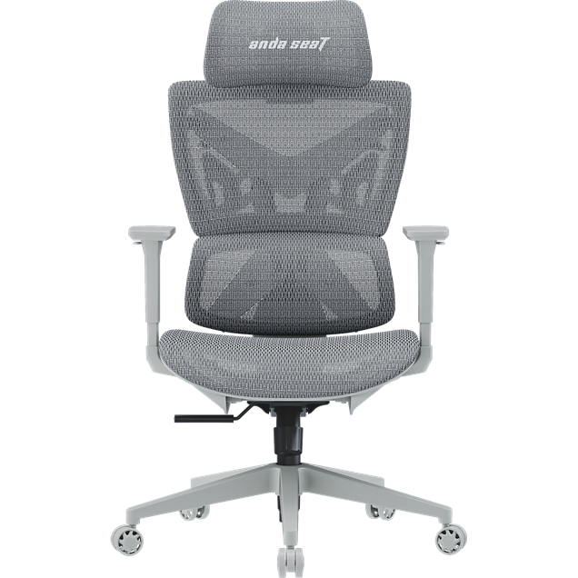 AndaSea X-Air Mega Premium Mesh Gaming Chair in Ash Grey