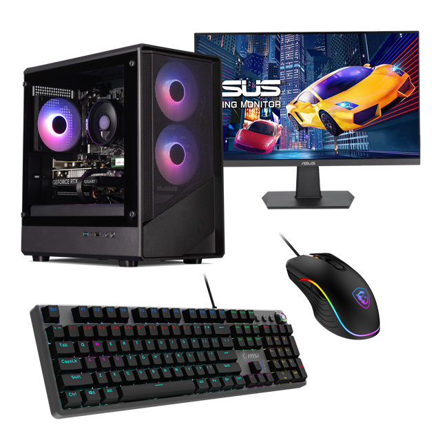 Horizon Ryzen 5 RTX 5060 Pre-built Gaming PC Bundle