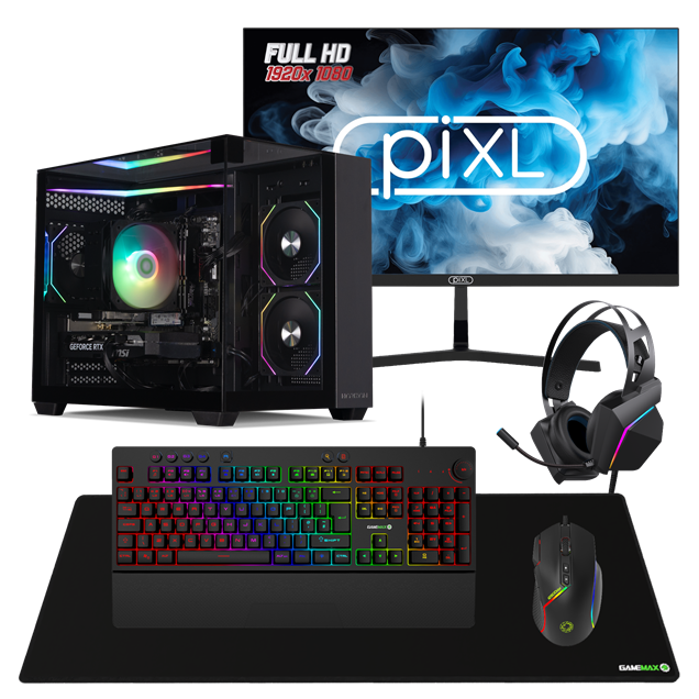 Horizon Ryzen 5 RTX 5060 Ti Pre-Built PC with Monitor and Accessories