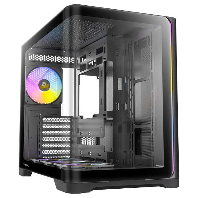 Antec C5 Curve ARGB Mid Tower Gaming Case - Black 