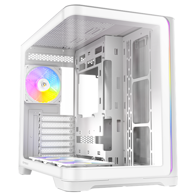 Antec C5 Curve ARGB Mid Tower Gaming Case - White 