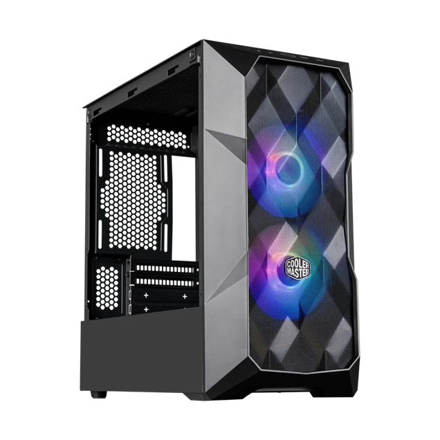 Cooler Master MasterBox TD300 Mesh Mid Tower Case - Black 