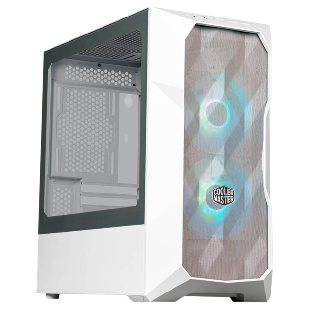 Cooler Master MasterBox TD300 Mesh Mid Tower Case - White 