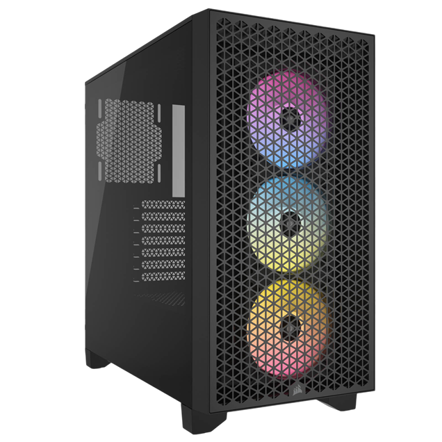 Corsair 3000D RGB AIRFLOW Mid Tower Gaming Case - Black 