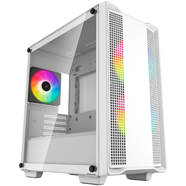 DeepCool CC360 WH ARGB Mid Tower Gaming Case - White 