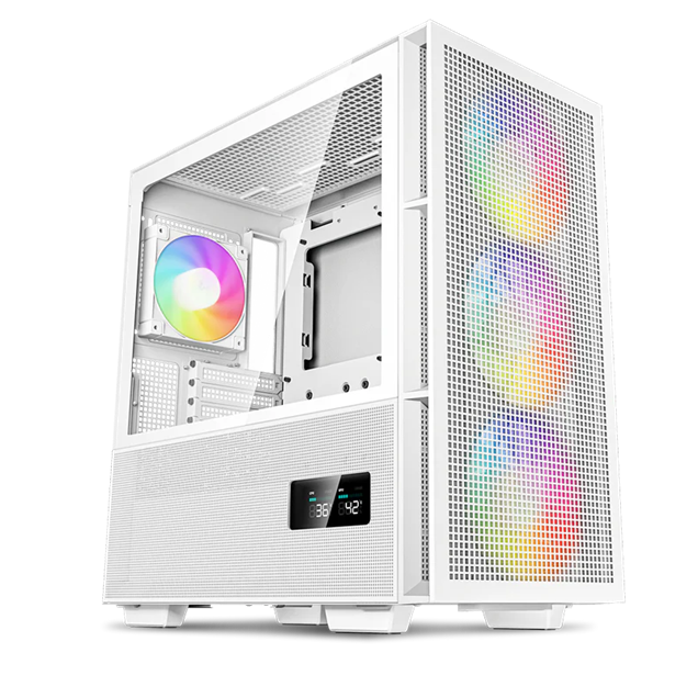 DeepCool CH560 DIGITAL WH Mid Tower Case - White 
