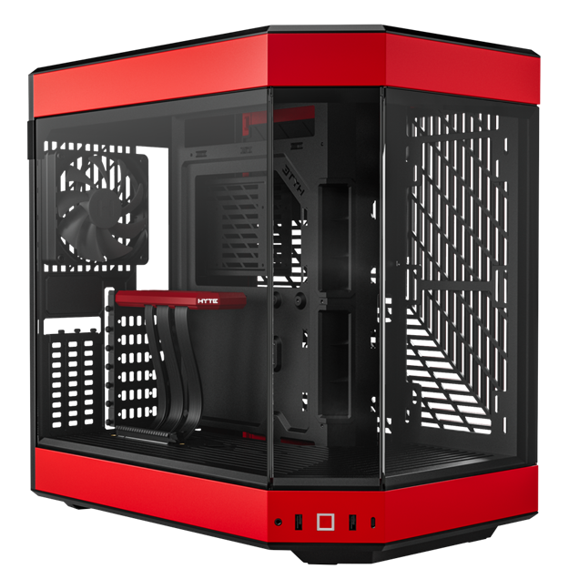 HYTE Y60 Mid Tower Case - Red 