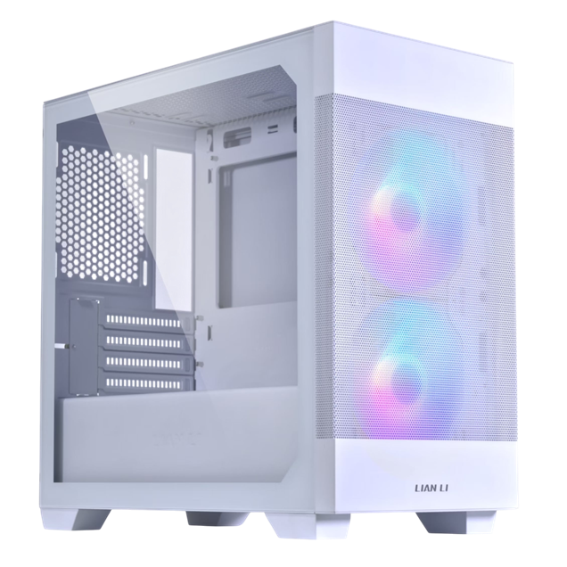 Lian Li LANCOOL 205M Mesh Mid Tower Gaming Case - White 