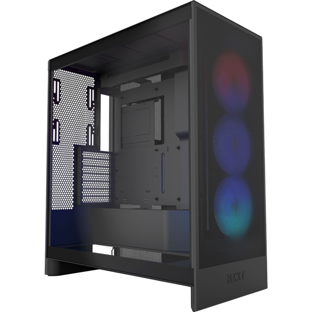 NZXT H7 Flow RGB Mid Tower Case - Black 