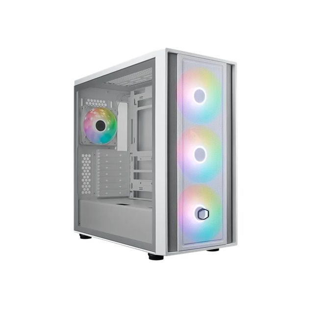 Cooler Master MasterBox 600 Mid Tower Gaming Case - White 