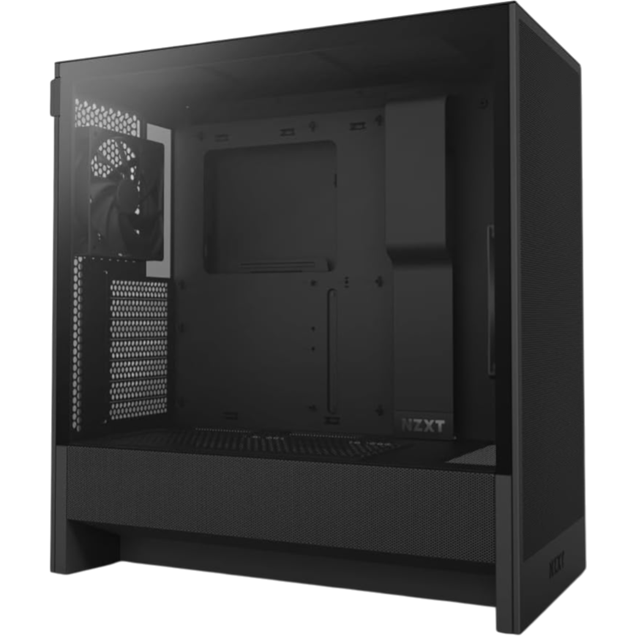 NZXT H5 Flow Mid Tower Gaming Case - Black 